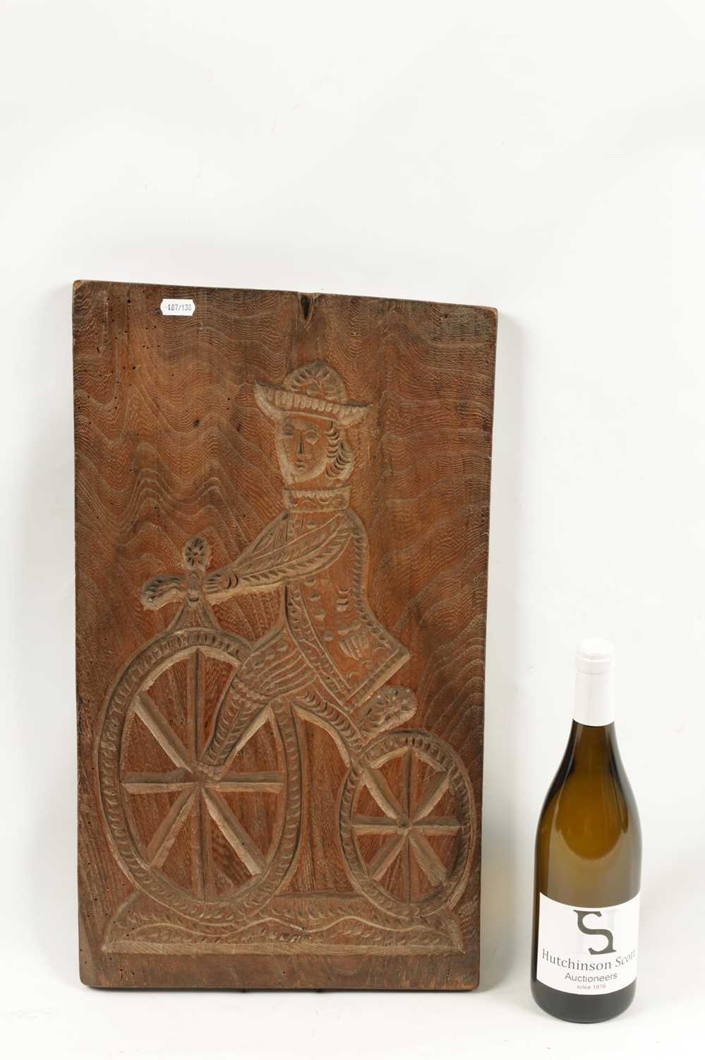 AN UNUSUAL 19TH CENTURY CARVED WOOD DOUBLE-SIDED GINGERBREAD MOULD - Image 3 of 7