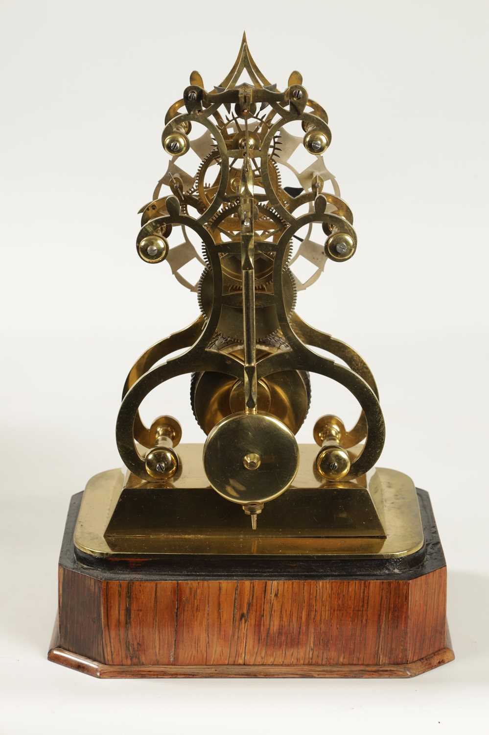 A MID 19TH CENTURY ENGLISH FUSEE SKELETON CLOCK - Image 10 of 10