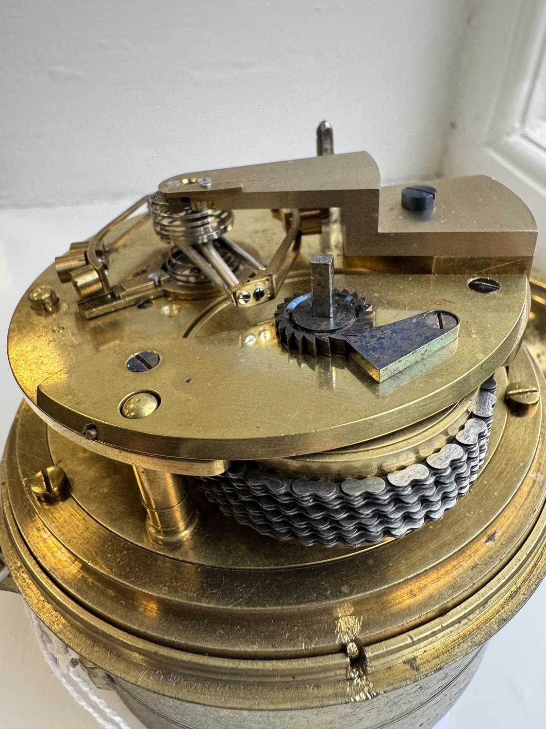 JAMES SCRYMGEOUR, GLASGOW. A LATE REGENCY MARINE CHRONOMETER - Image 9 of 9