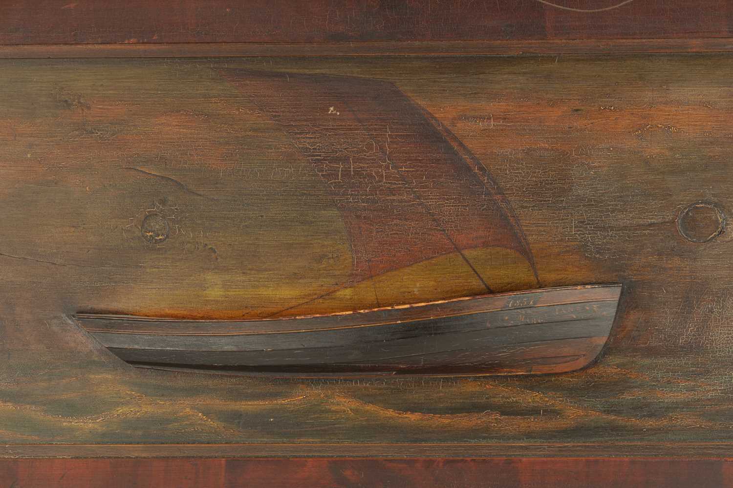 A 19TH-CENTURY HALF HULL FRAMED SHIPS MODEL - Image 3 of 5