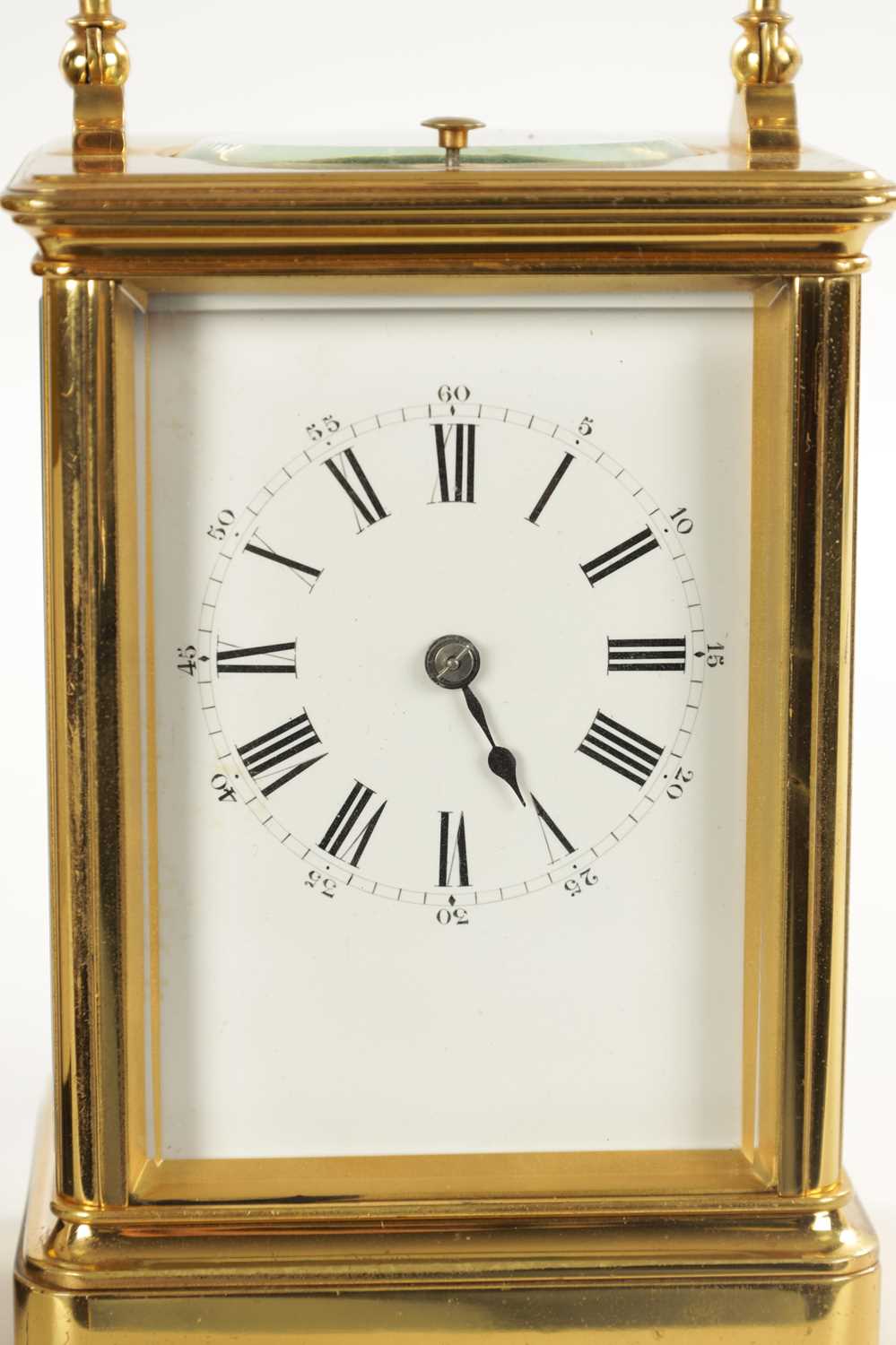 A LATE 19TH CENTURY FRENCH GRAND SONNERIE REPEATING CARRIAGE CLOCK - Image 3 of 8