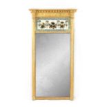 A 19TH CENTURY HANGING PIER MIRROR