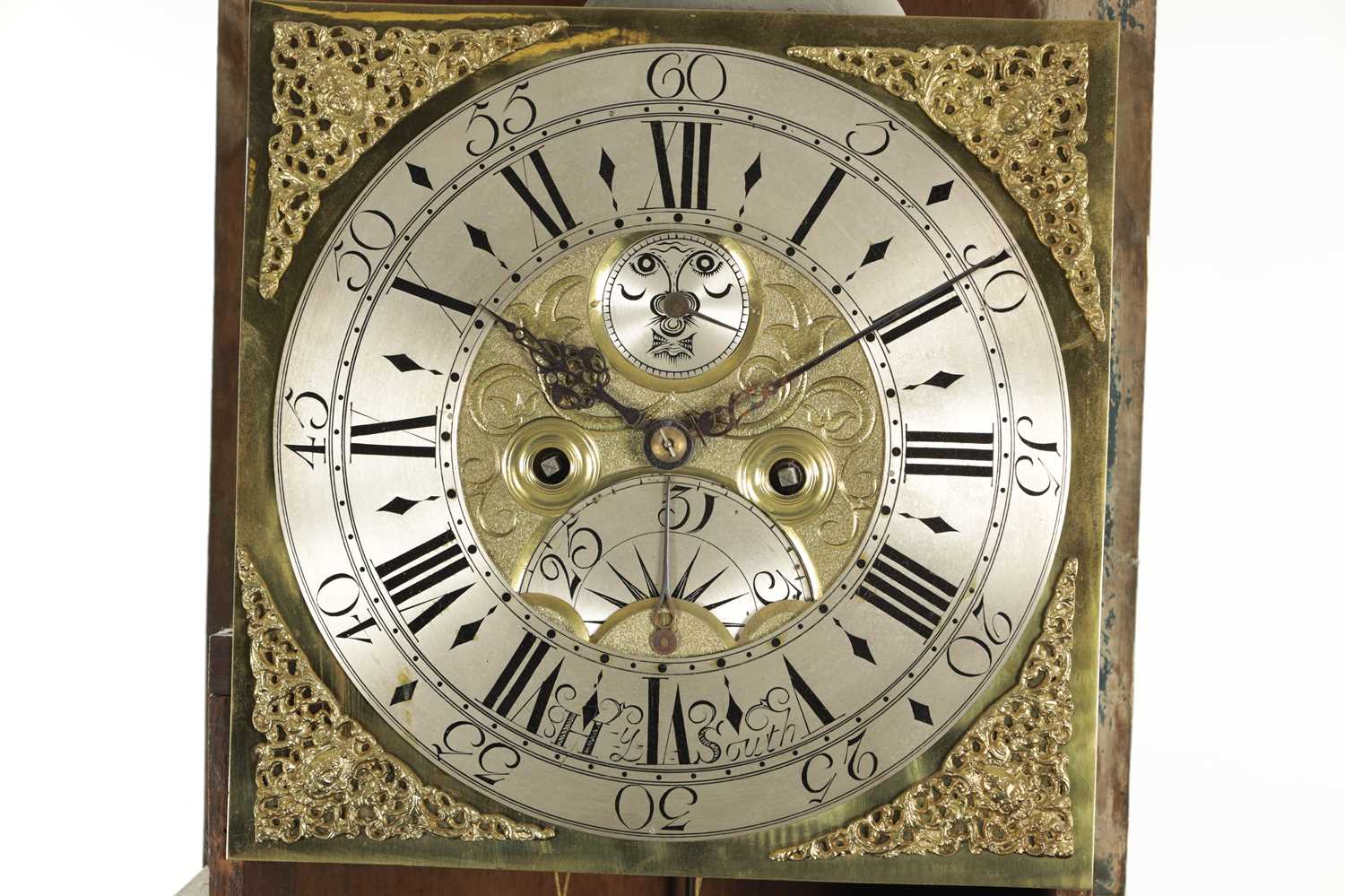HENRY SOUTH, A MID 18TH CENTURY EIGHT DAY LONGCASE CLOCK - Image 2 of 5