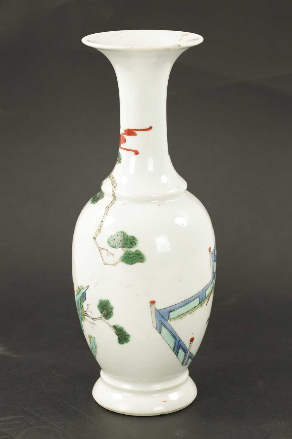 A 19TH CENTURY CHINESE FAMILLE VERTE VASE - Image 7 of 7