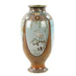 A FINE JAPANESE MEIJI PERIOD CLOISONNE VASE