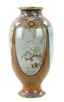 A FINE JAPANESE MEIJI PERIOD CLOISONNE VASE