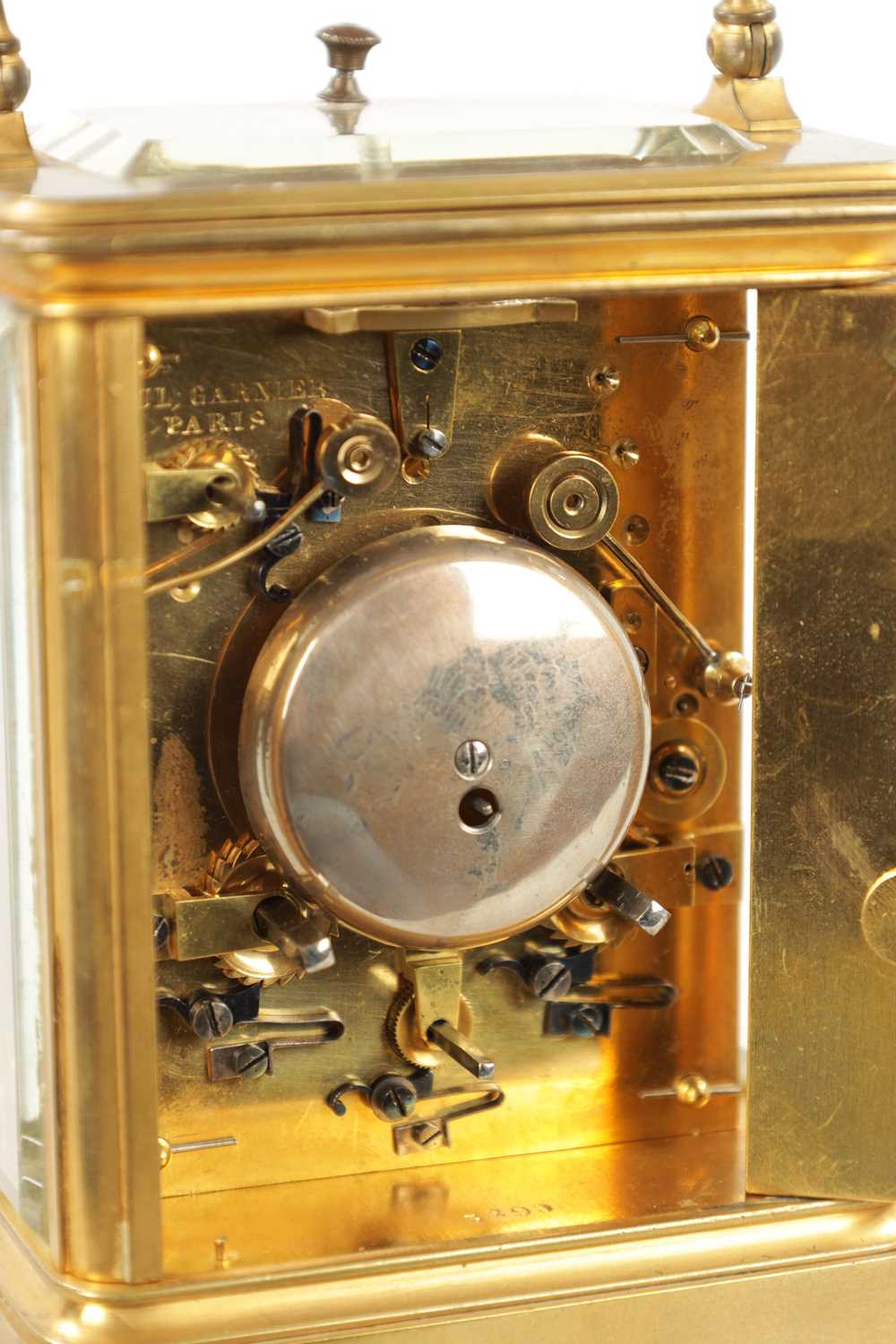 PAUL GARNIER, PARIS. A 19TH CENTURY FRENCH REPEATING CARRIAGE CLOCK - Image 6 of 9