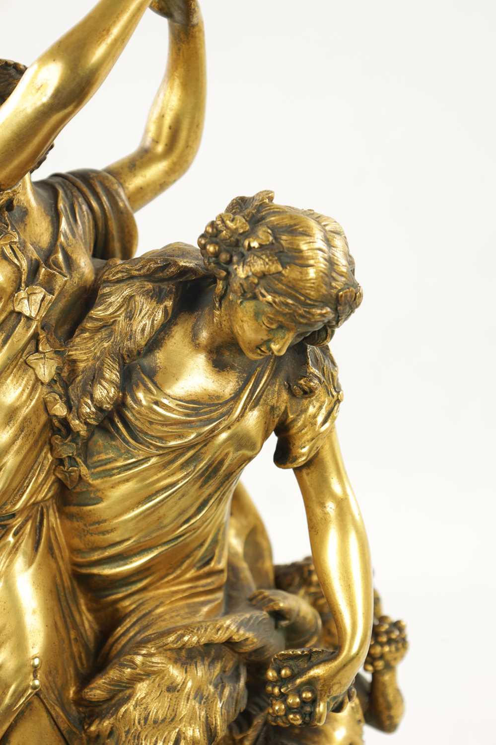 AFTER CLAUDE MICHEL CLODION, A 19TH CENTURY GILT BRONZE FIGURAL SCULPTURE - Image 5 of 10