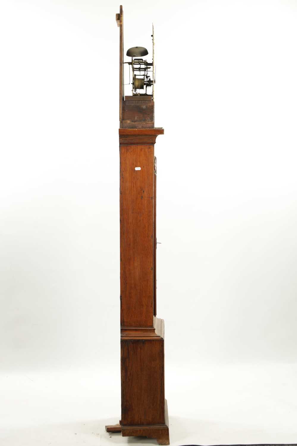 DOLLIF ROLLISSON, HALTON. A MID 18TH CENTURY OAK AND BURR WALNUT LONGCASE CLOCK - Image 4 of 6