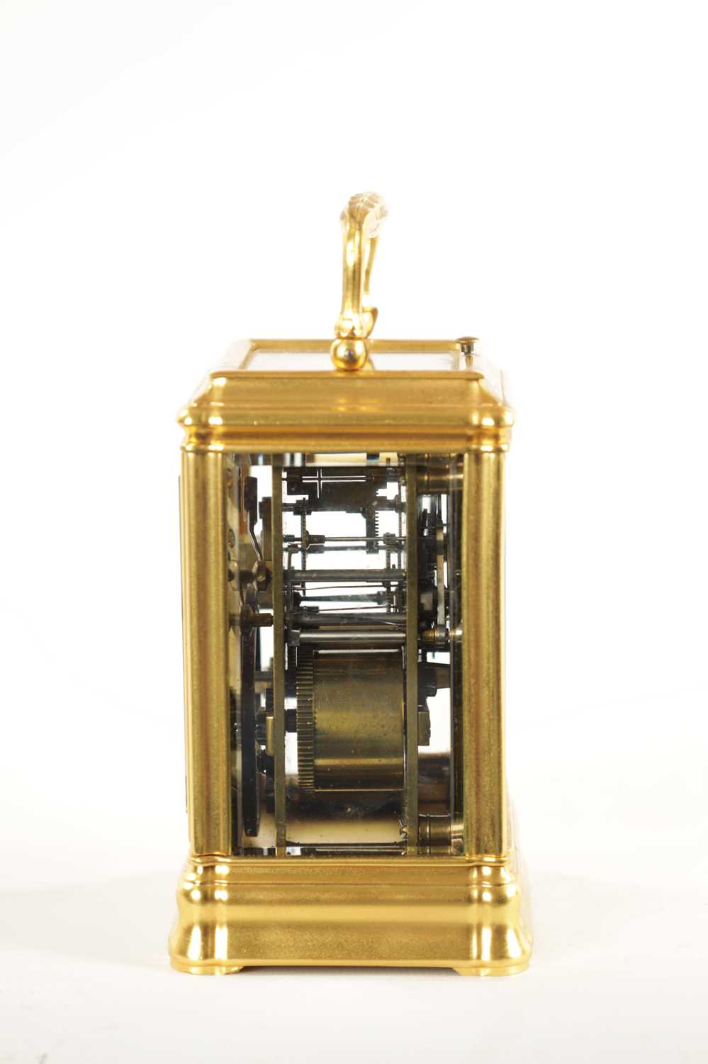 A LATE 19TH CENTURY FRENCH GORGE-CASED QUARTER CHIMING/REPEATING CARRIAGE CLOCK - Image 6 of 9