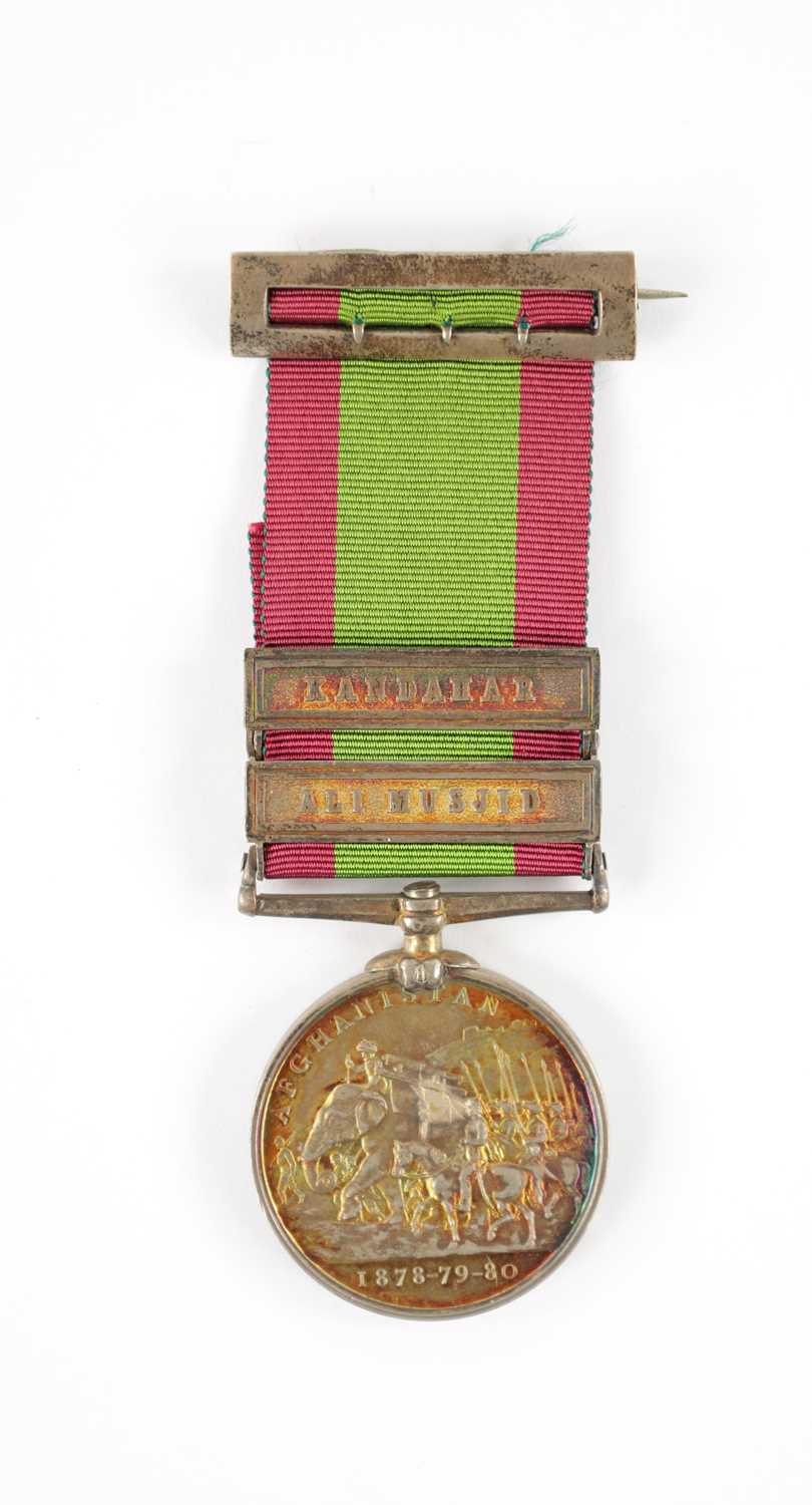 THE AFGHANISTAN MEDAL WITH TWO CLASPS