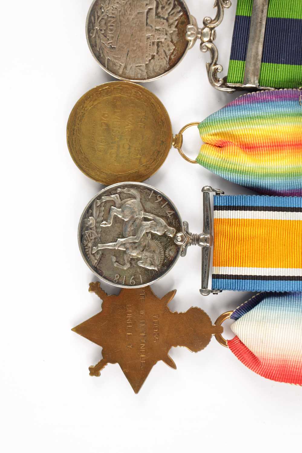 A GROUP OF SIX WW1 MEDALS - Image 6 of 6