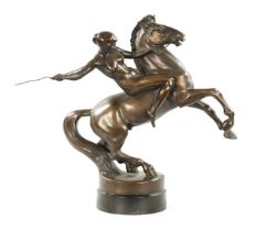 ATT. ANTON GRATH. AN EARLY 20TH CENTURY BRONZE SCULPTURE