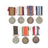 A COLLECTION OF SEVEN WW2 SERVICE MEDALS