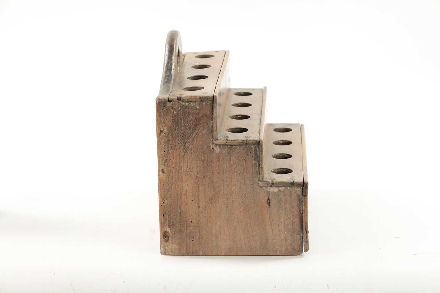 AN 18TH CENTURY WELSH FRUITWOOD STEPPED SPOON RACK - Image 5 of 8