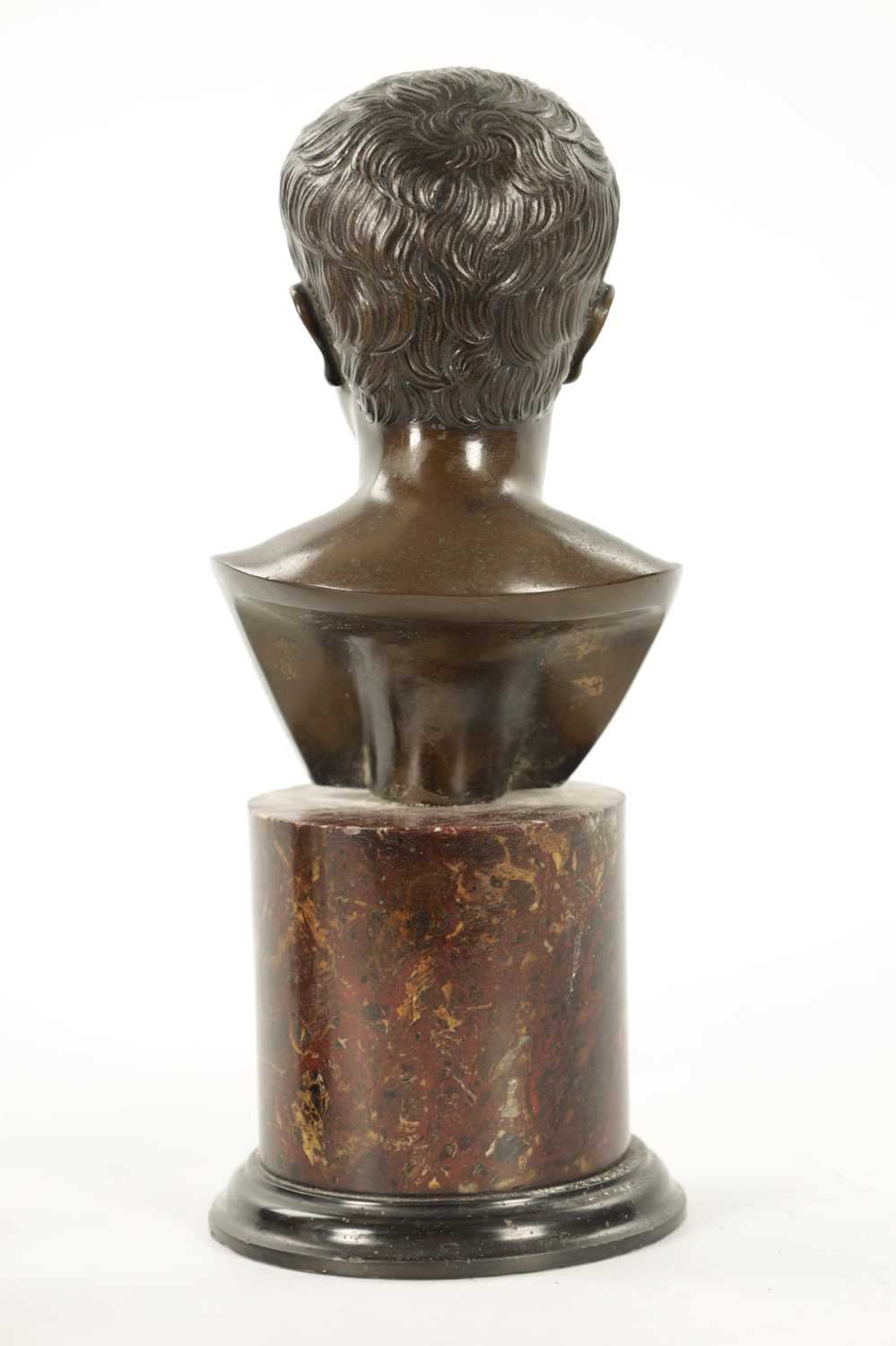 A 19TH CENTURY GRAND TOUR BRONZE BUST - Image 6 of 8