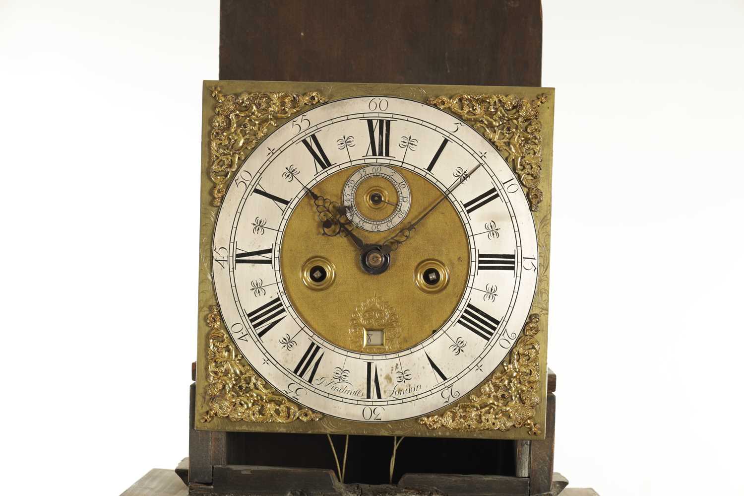 JOSEPH WINDMILLS, LONDON. A FINE EARLY 18TH CENTURY MARQUETRY EIGHT-DAY LONGCASE CLOCK - Image 3 of 5