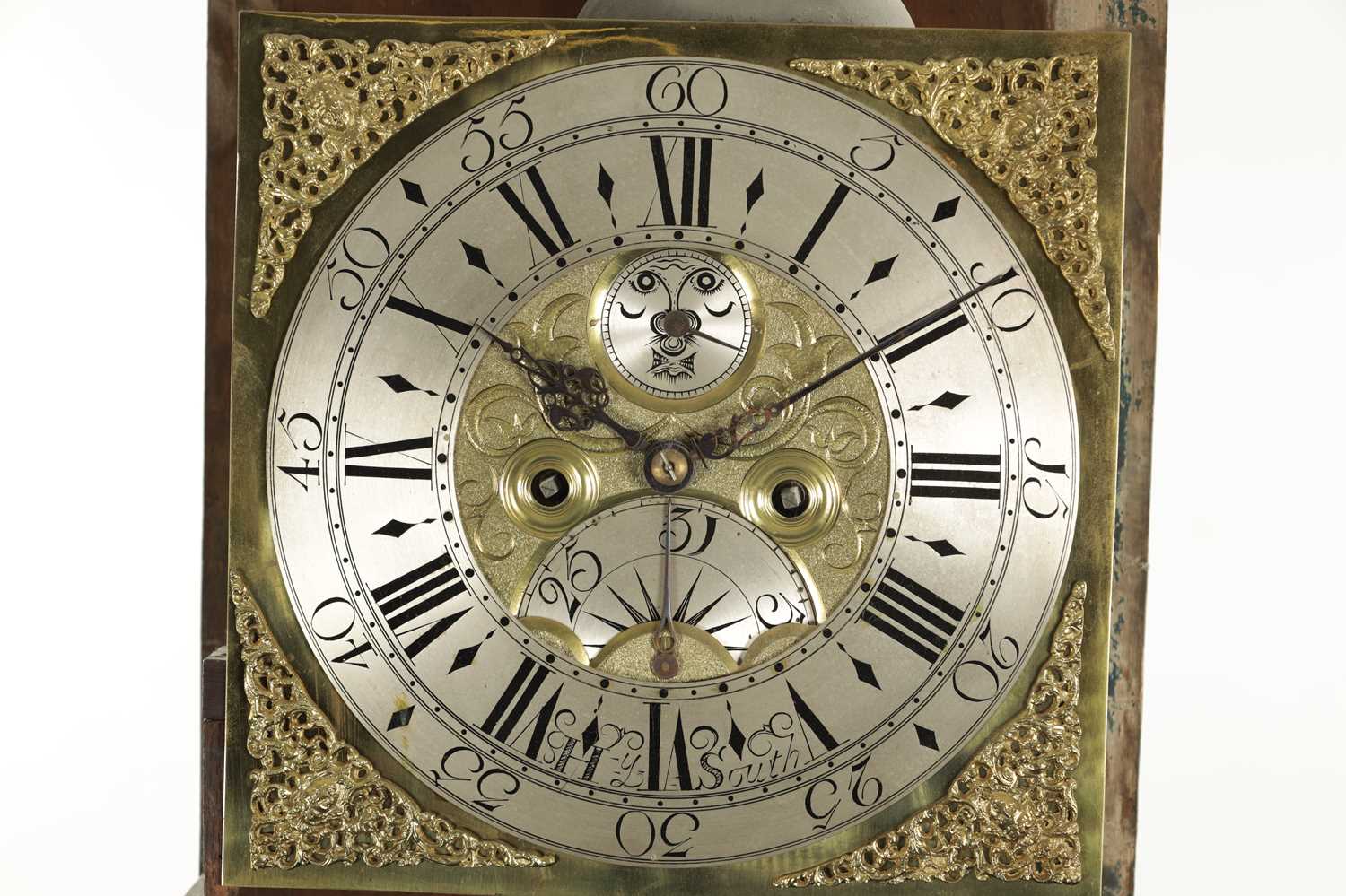 HENRY SOUTH, A MID 18TH CENTURY EIGHT DAY LONGCASE CLOCK - Image 3 of 5