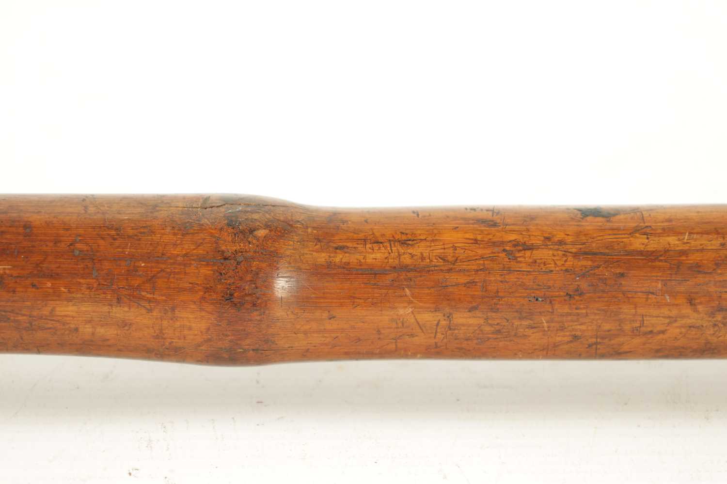 A RARE TWO HEADED GROTESQUE 19TH CENTURY AFRICAN WALKING STICK - Image 6 of 8