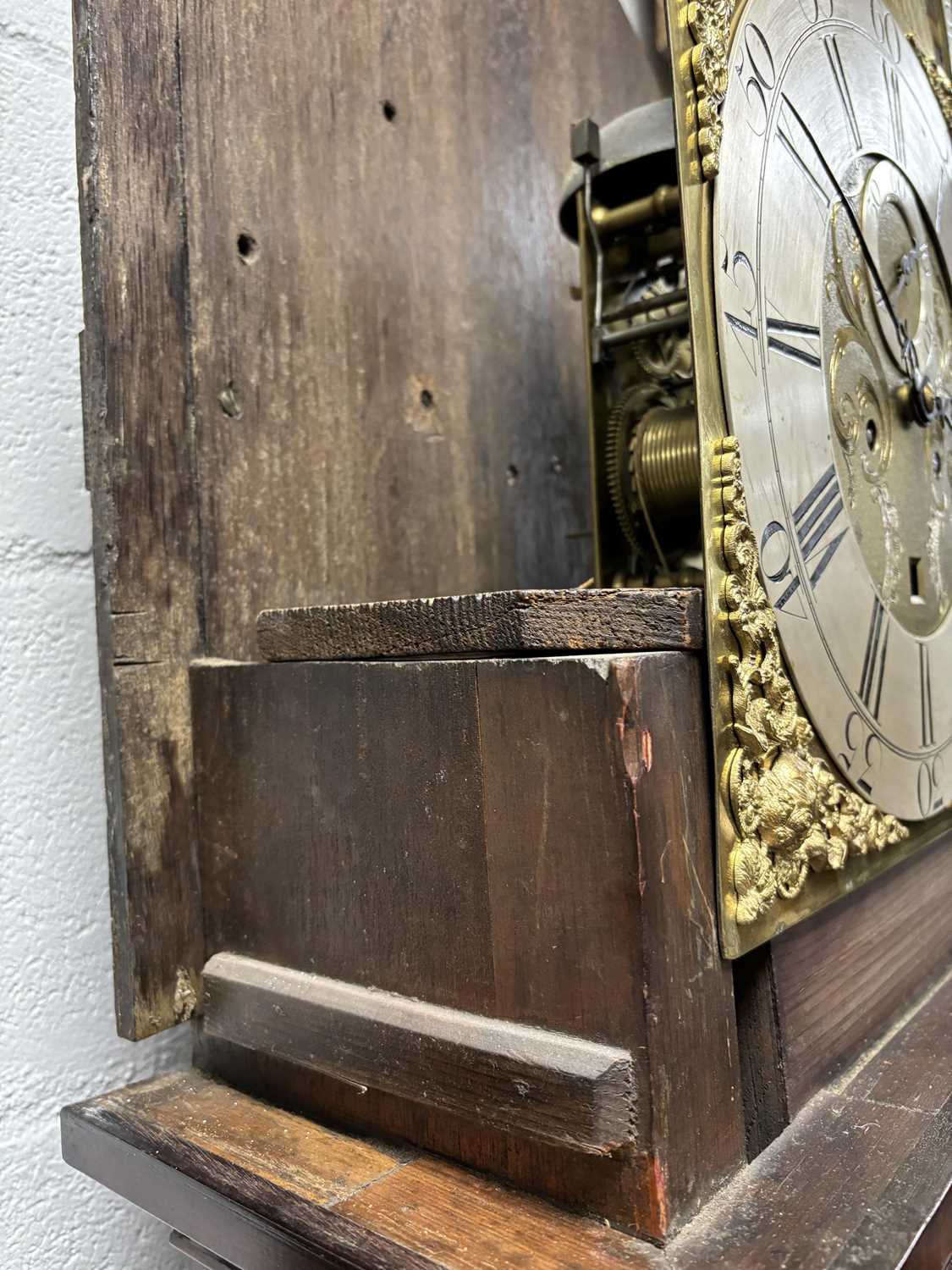 JOHN WYKE, LIVERPOOL. AN EARLY GEORGE III FIGURED MAHOGANY EIGHT DAY LONGCASE CLOCK - Image 16 of 16