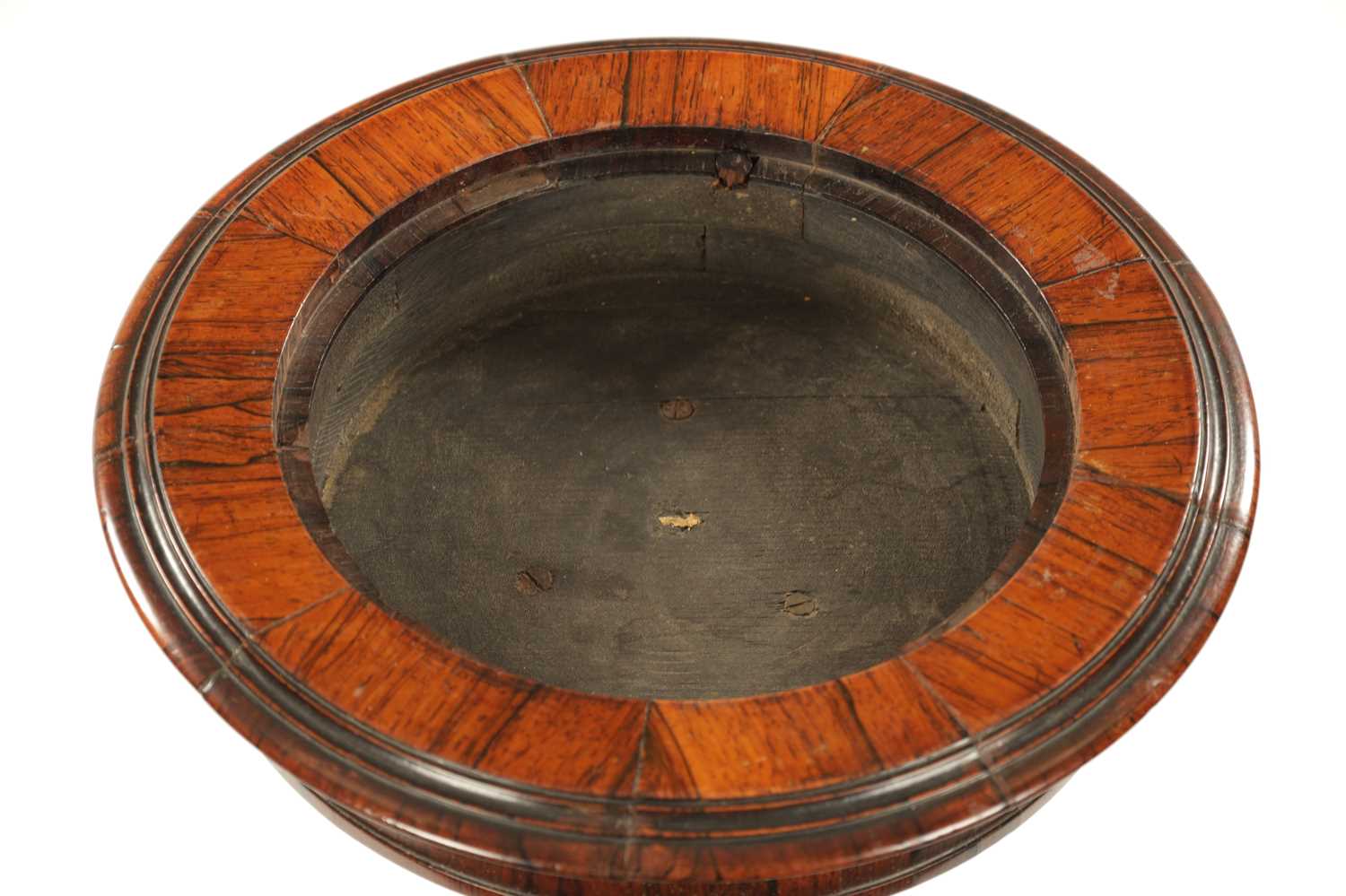 A WILLIAM IV FIGURED ROSEWOOD OCCASIONAL TABLE/PLANTER - Image 6 of 6