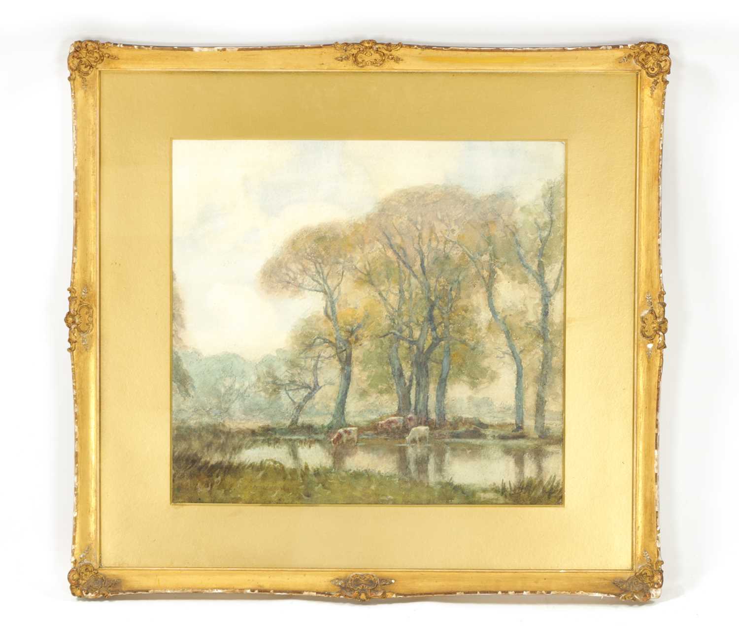 AN EARLY 20TH CENTURY WATERCOLOUR SIGNED BY DAVID BARKER