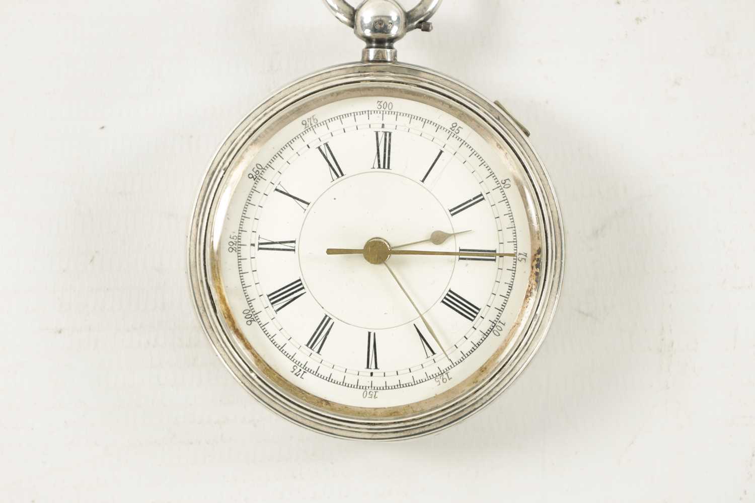 A LARGE LATE 19TH CENTURY DOCTORS SILVER POCKET WATCH - Bild 2 aus 7