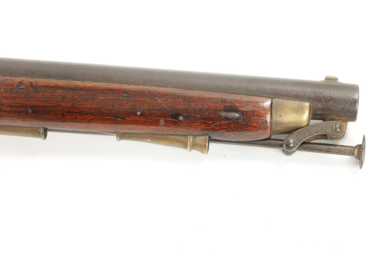 A BRITISH HEAVY CAVALRY FLINTLOCK CARBINE BY TOWER - Image 5 of 13