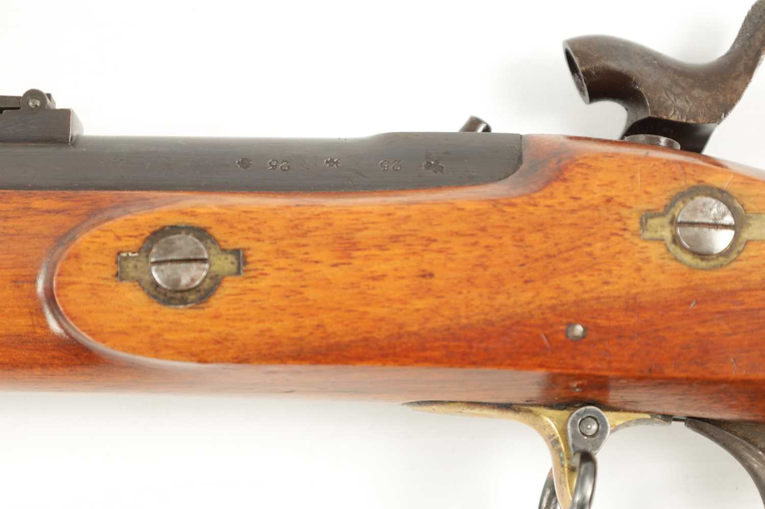 A MID 19TH CENTURY ENFIELD 1860 PATTERN THREE BAND PERCUSSION MUSKET BY TOWER - Image 8 of 10