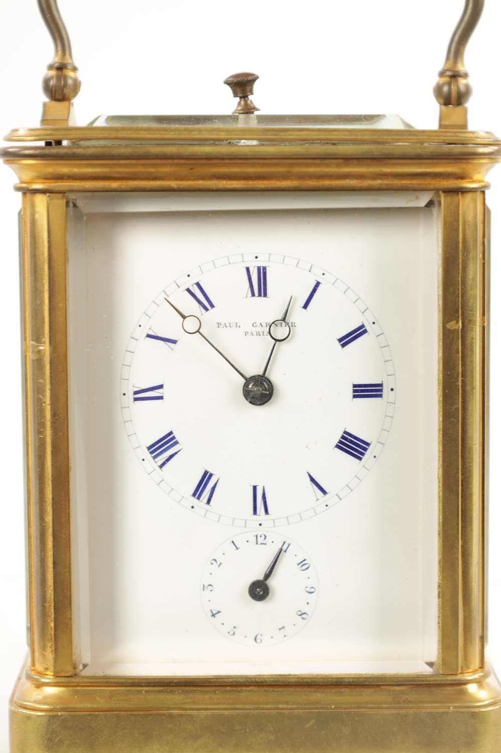PAUL GARNIER, PARIS. A 19TH CENTURY FRENCH REPEATING CARRIAGE CLOCK - Image 2 of 9
