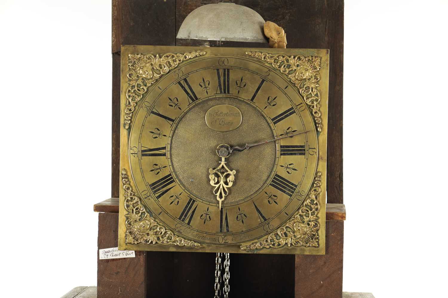 JOHN SATTERTHWAITE, ST BEES. A MID 18TH CENTURY OAK 30-HOUR LONGCASE CLOCK - Image 2 of 10