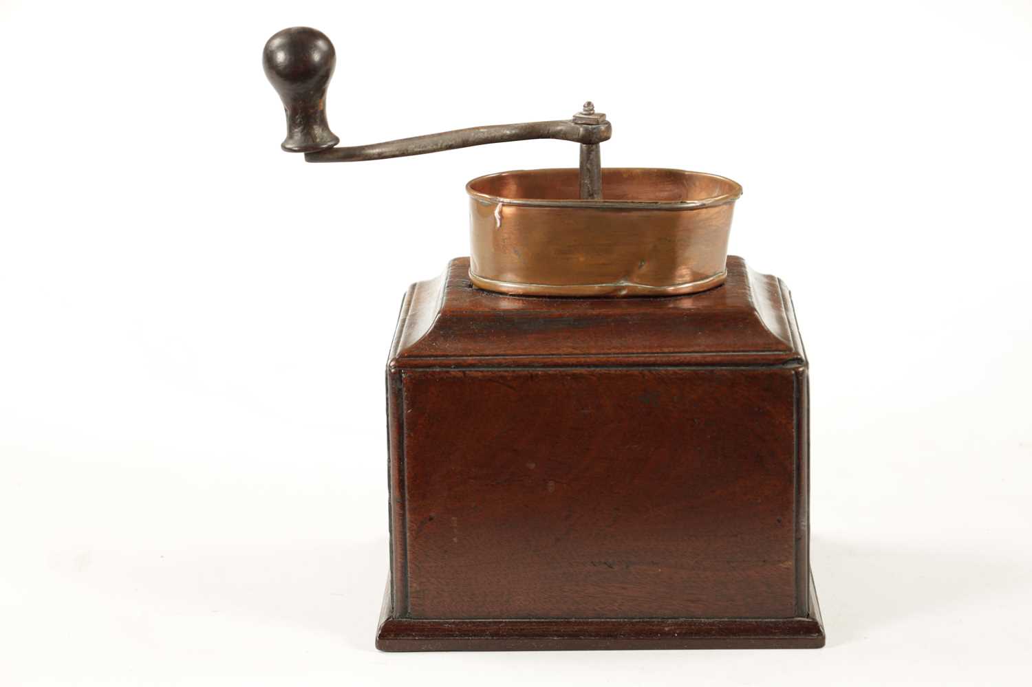 AN 18TH CENTURY MAHOGANY COFFEE GRINDER - Image 5 of 7