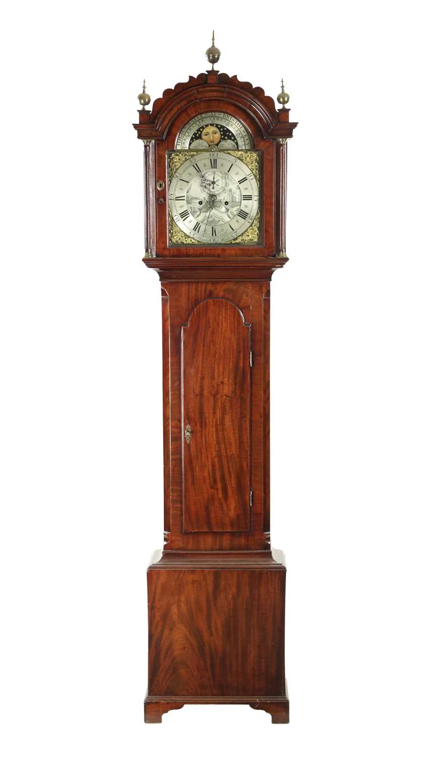 JOHN CUFF, SHEPTON MALLET. A GEORGE III EIGHT-DAY LONGCASE CLOCK