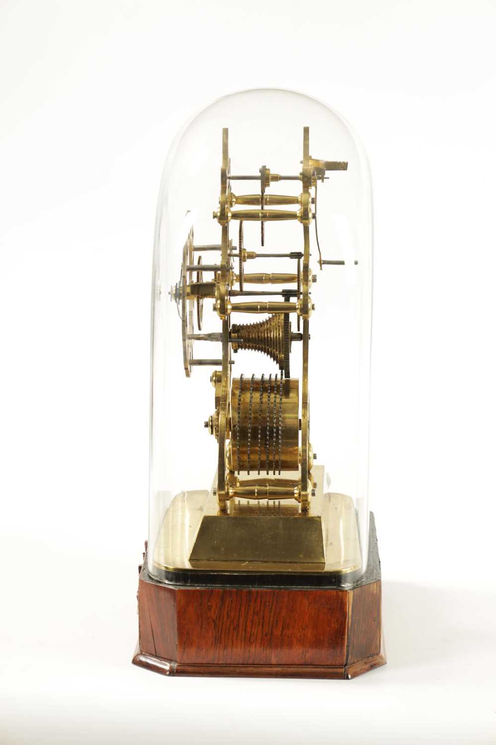 A MID 19TH CENTURY ENGLISH FUSEE SKELETON CLOCK - Image 5 of 10