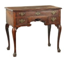 A MID 18TH CENTURY MAHOGANY LOWBOY