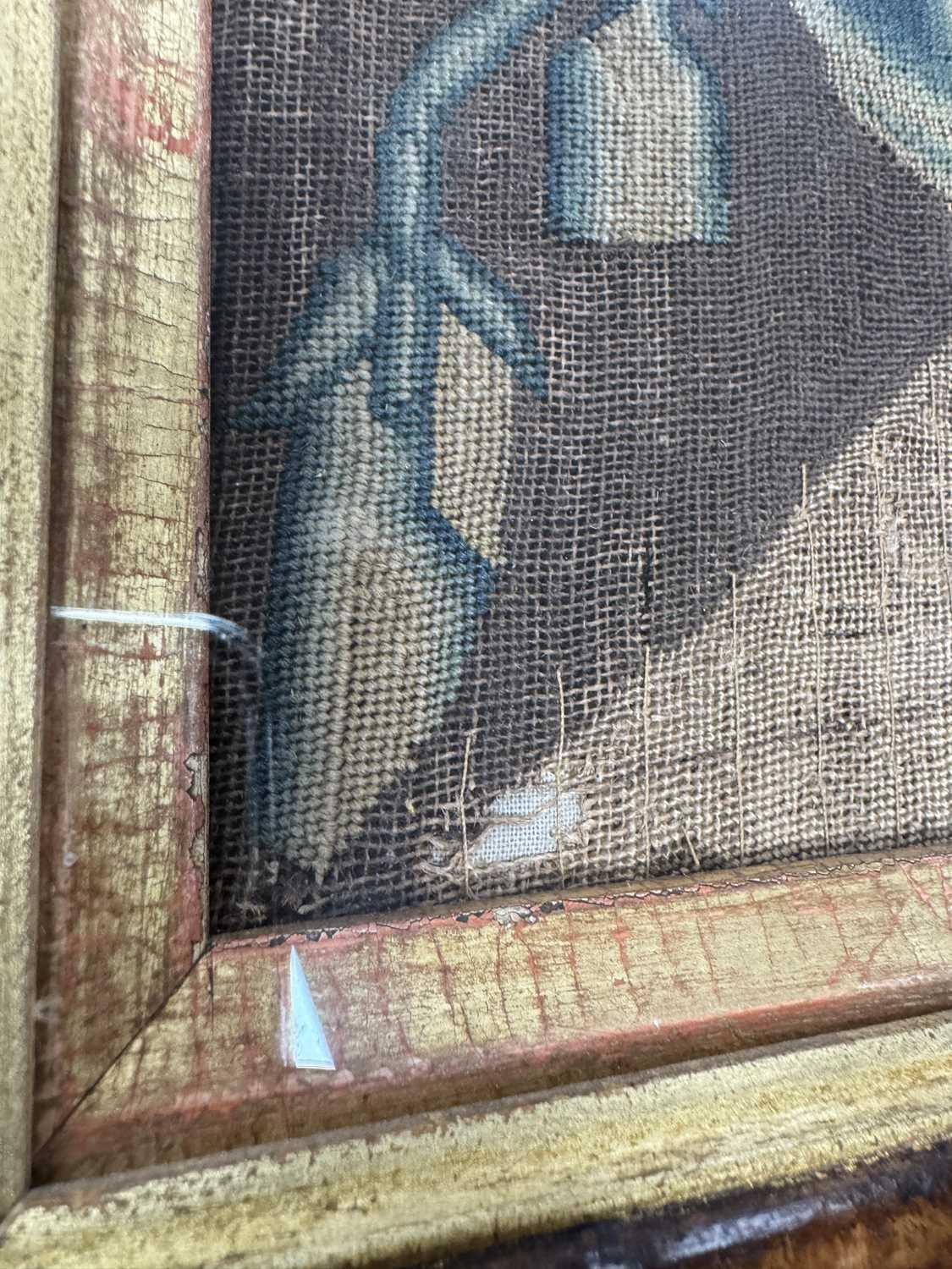 AN 18TH CENTURY FRAMED NEEDLEWORK PICTURE - Image 8 of 14