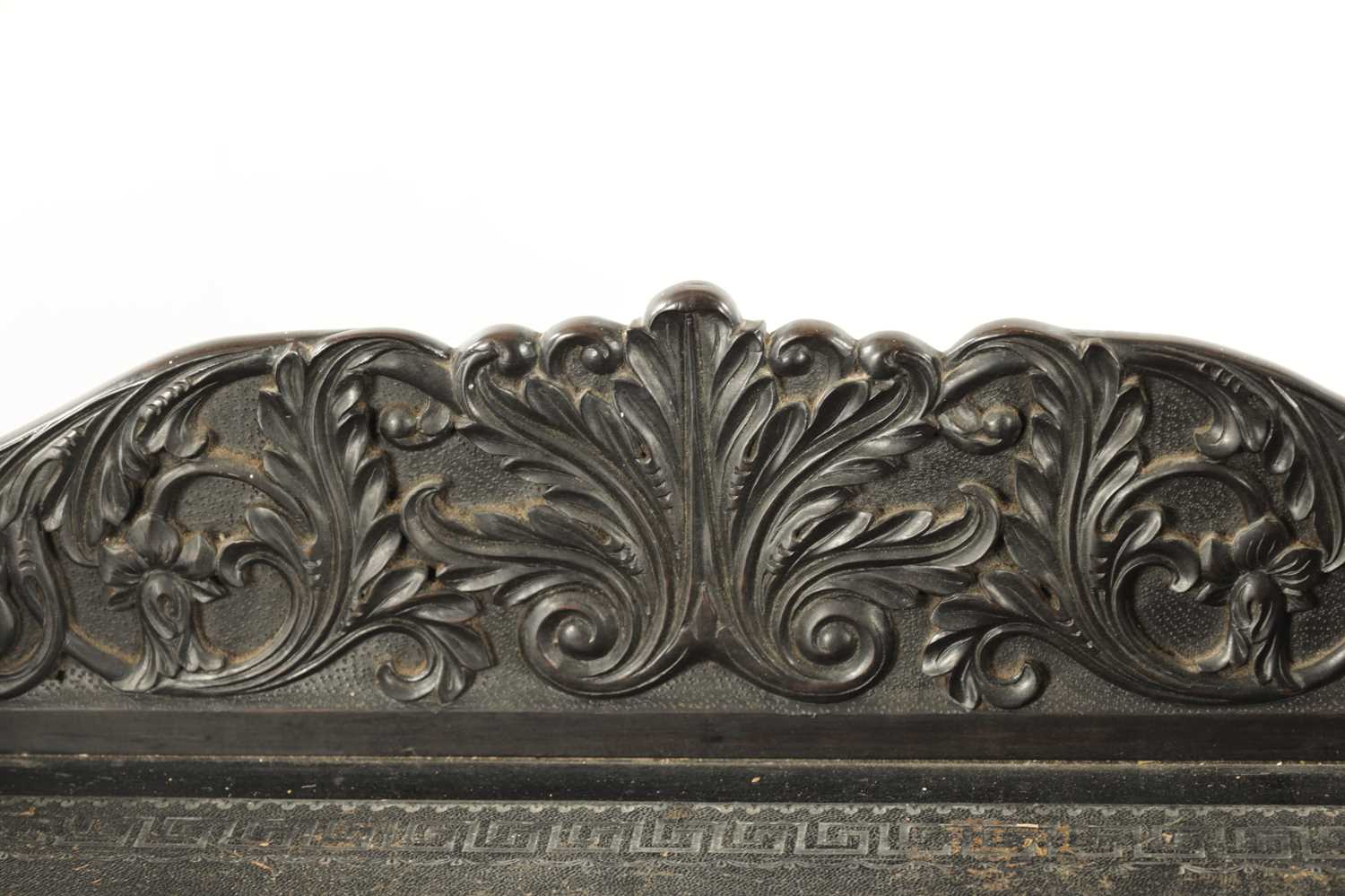 A 19TH CENTURY CARVED COROMANDEL INDO-PORTUGUESE WRITING DESK - Image 4 of 10