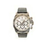 A GENTLEMAN’S 18CT WHITE GOLD ROLEX DAYTONA