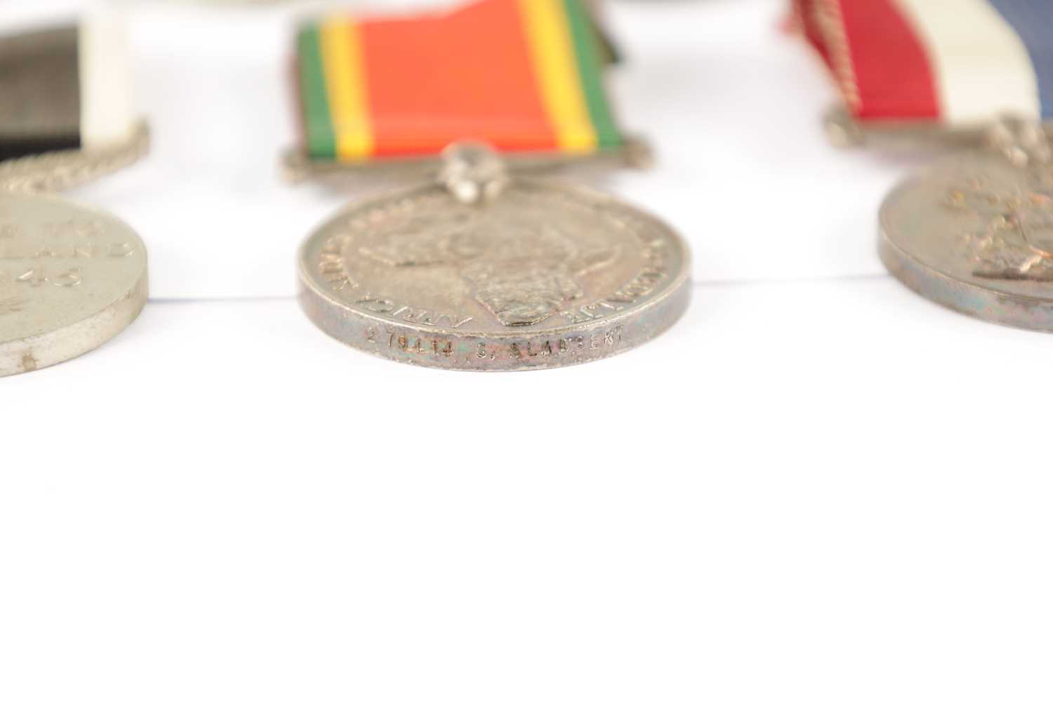 A COLLECTION OF SEVEN WW2 SERVICE MEDALS - Image 4 of 11