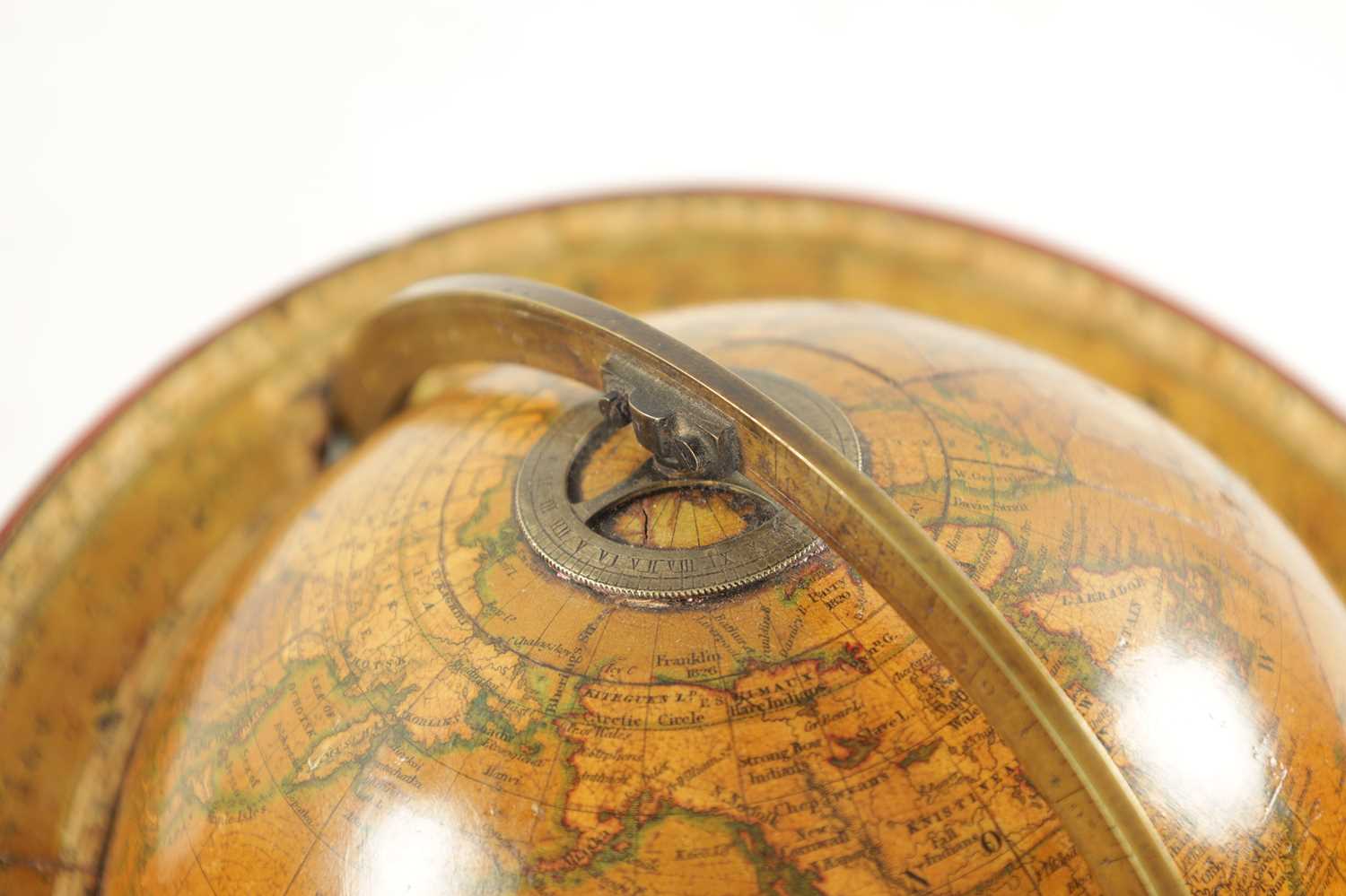 A RARE PAIR OF SMALL REGENCY J & W NEWTON GLOBES - Image 6 of 19