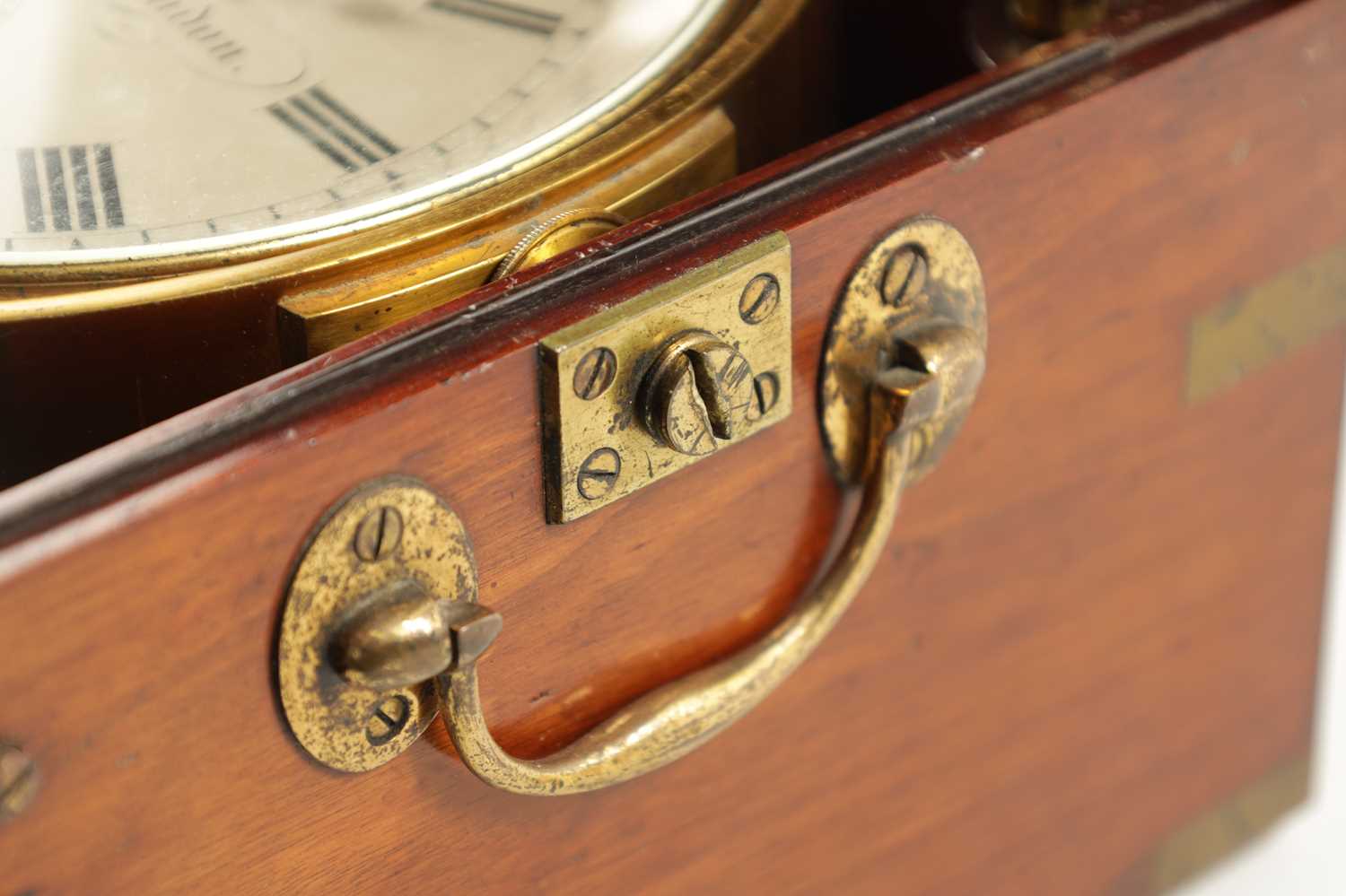 PERCY EDWARDS LTD, LONDON. A LARGE 19TH CENTURY EIGHT DAY MARINE CHRONOMETER - Image 2 of 9