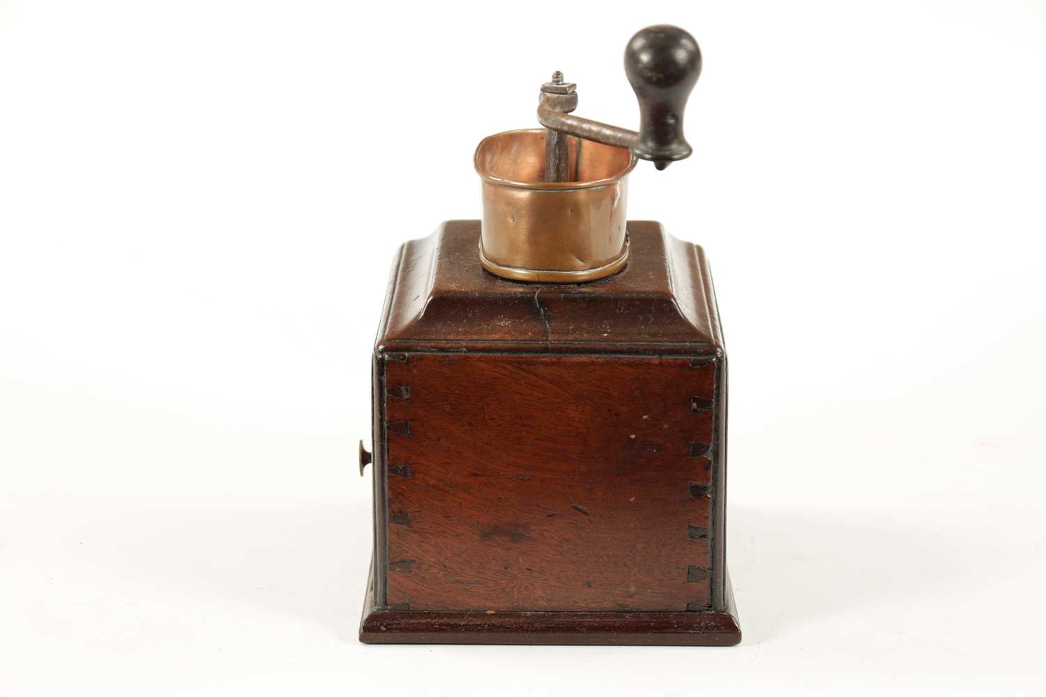 AN 18TH CENTURY MAHOGANY COFFEE GRINDER - Image 4 of 7