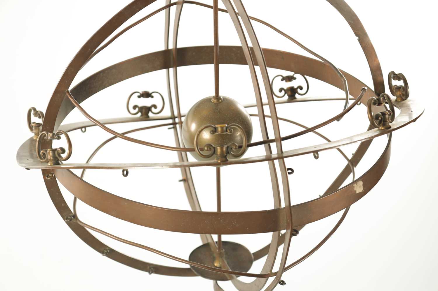 A 20TH CENTURY BRASS ADJUSTABLE ORRERY - Image 3 of 6