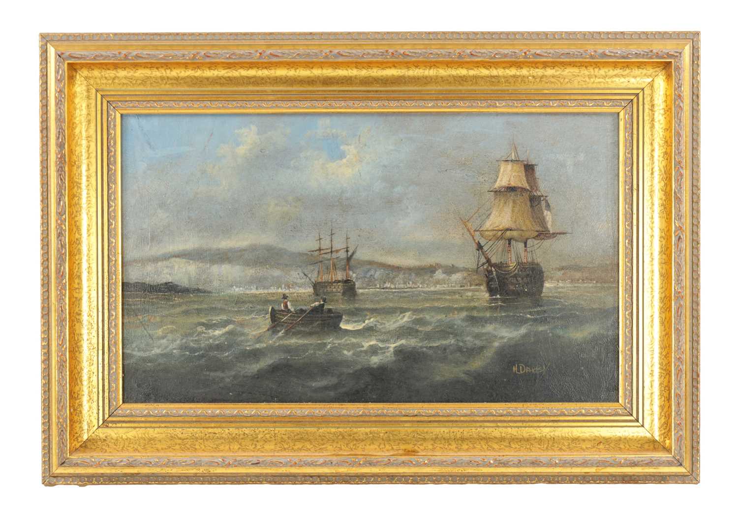 H. DARBY. 20TH CENTURY OIL ON BOARD