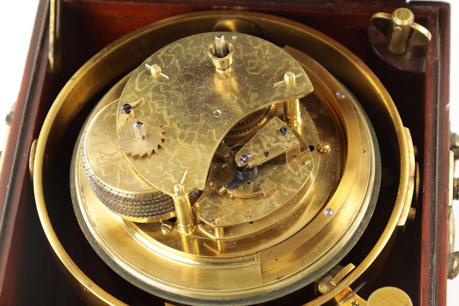 PERCY EDWARDS LTD, LONDON. A LARGE 19TH CENTURY EIGHT DAY MARINE CHRONOMETER - Image 8 of 9