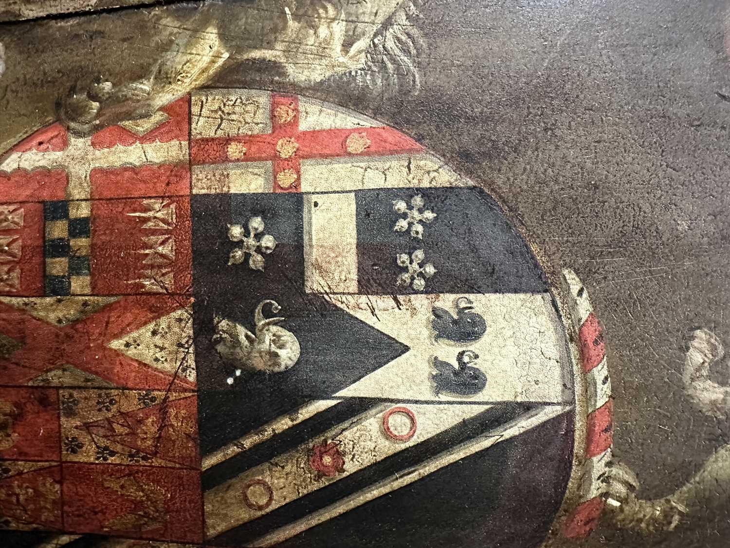 A 19TH CENTURY PAINTED AND FRAMED HATCHMENT DEPICTING ZW WARRIOR ETC. - Image 10 of 13