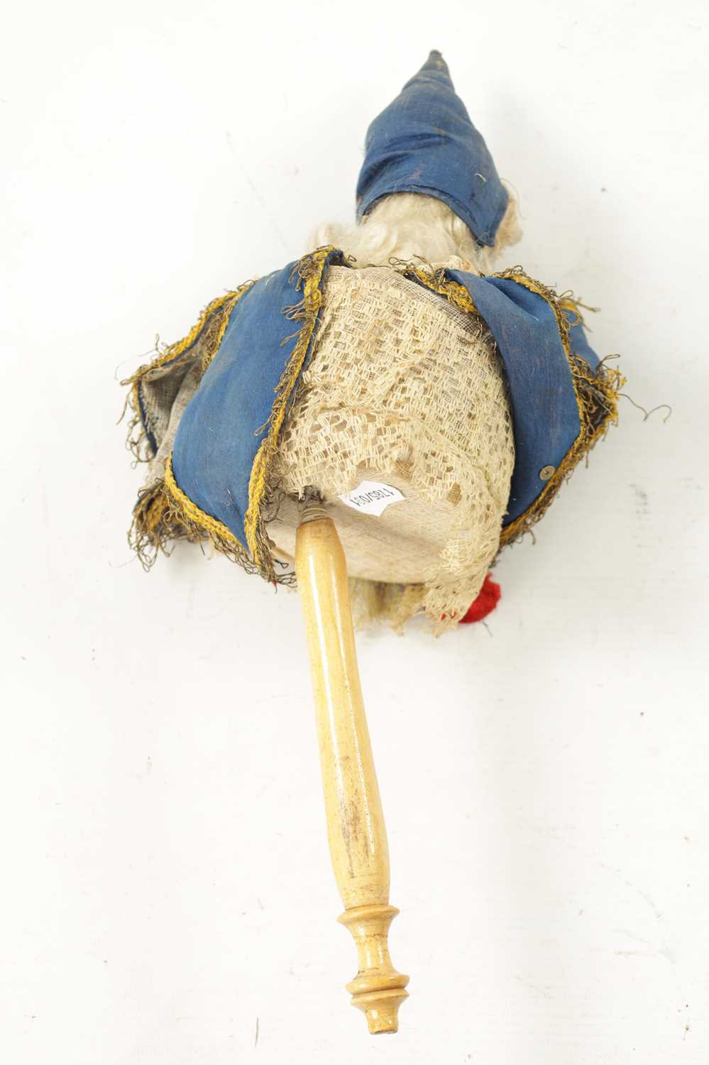 A LATE 19TH CENTURY BISQUE SOCKET HEAD DOLL / JESTER - Image 5 of 5