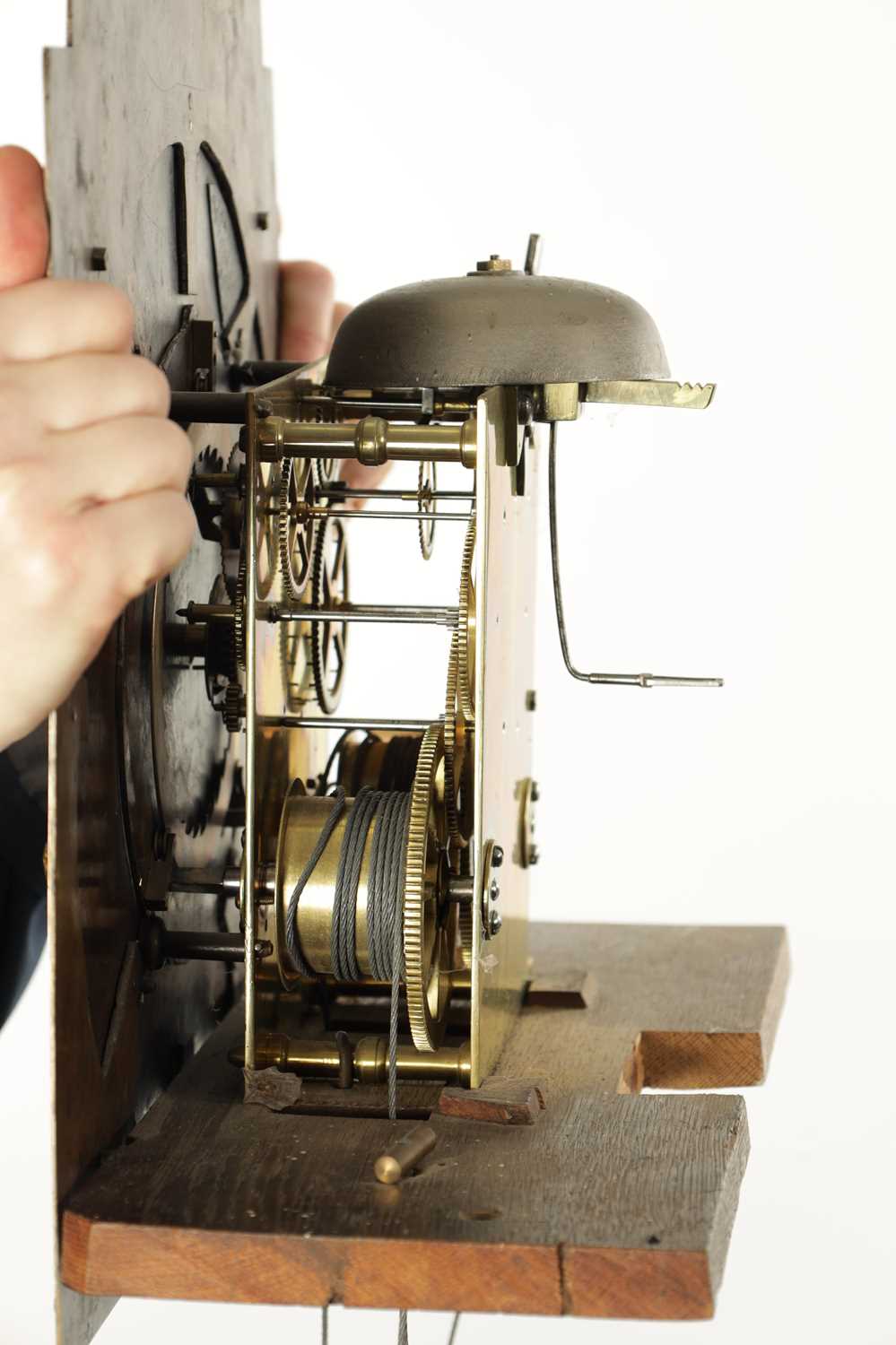 WILLIAM FENTON, NEWCASTLE. A RARE YEAR GOING GEORGE III LONGCASE CLOCK - Image 5 of 7