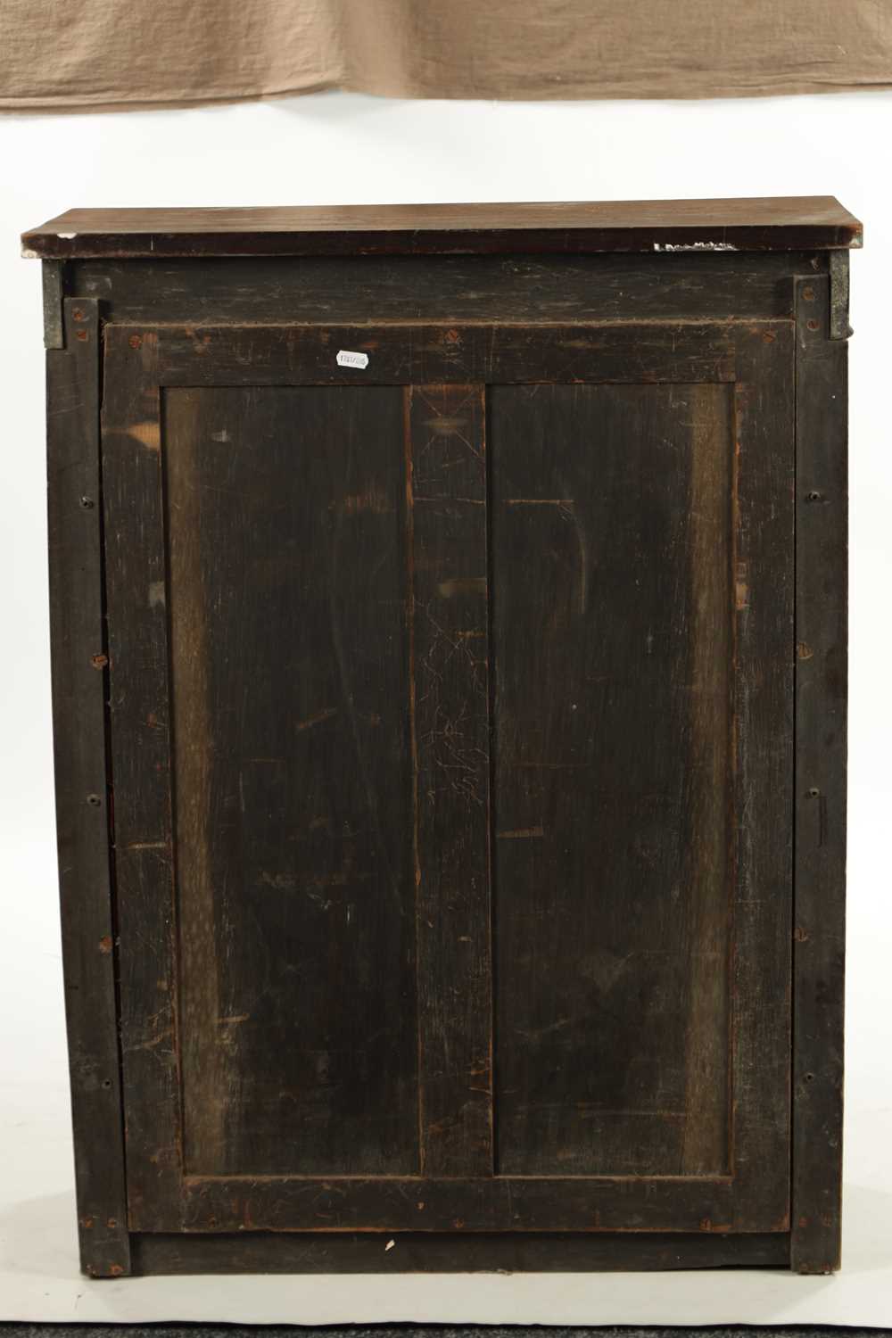 A SMALL REGENCY EMPIRE SIMULATED ROSEWOOD OPEN BOOKCASE - Image 6 of 6