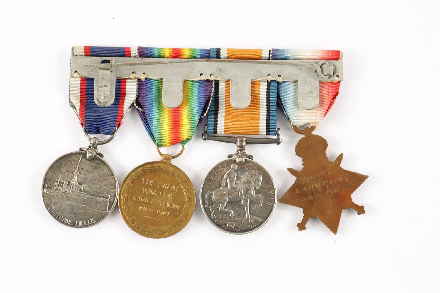 A GROUP OF FOUR WW1 MEDALS - Image 4 of 6